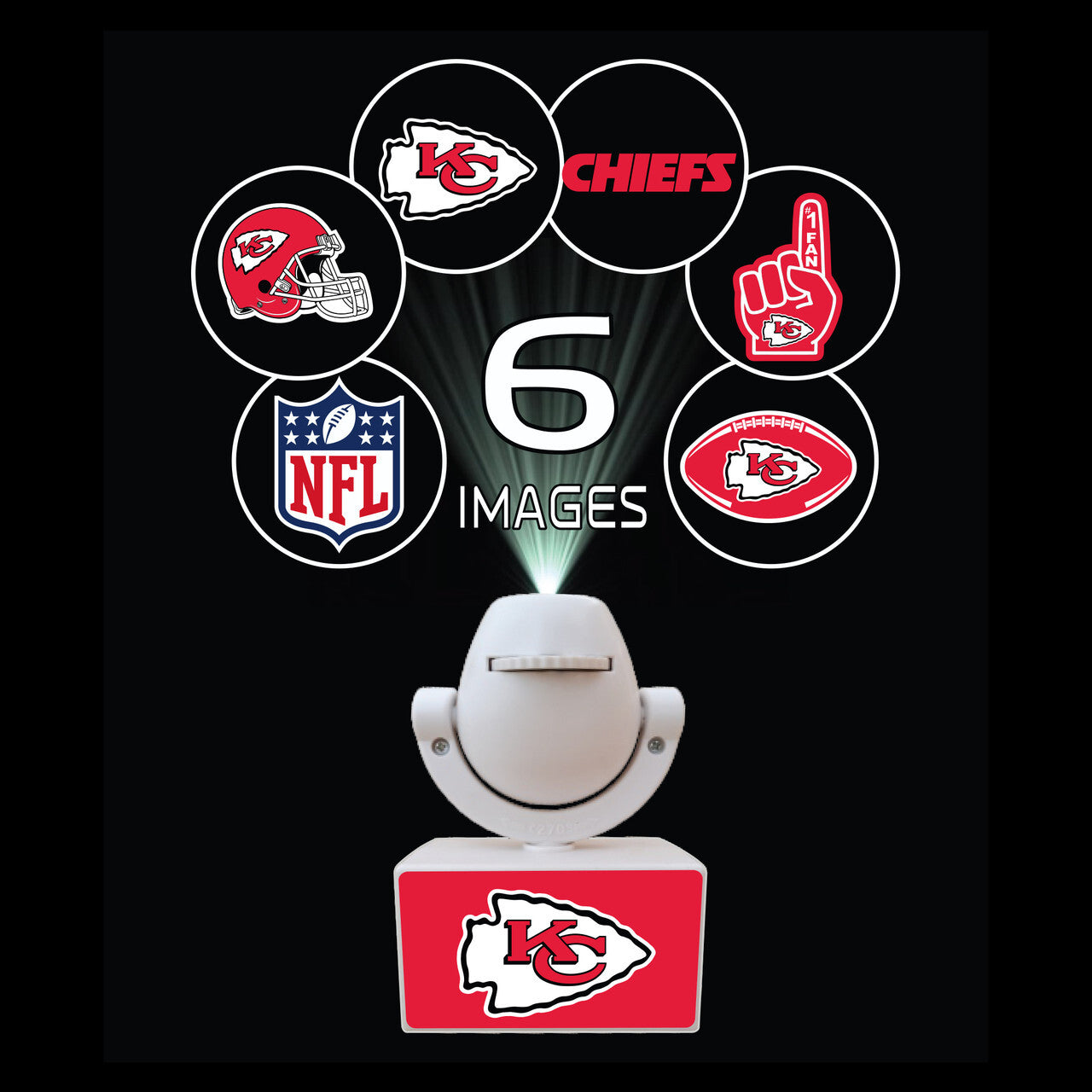 Kansas City Chiefs Spotlight Projector Mini