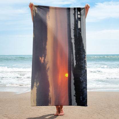 Serenity Sunset Beach Towel