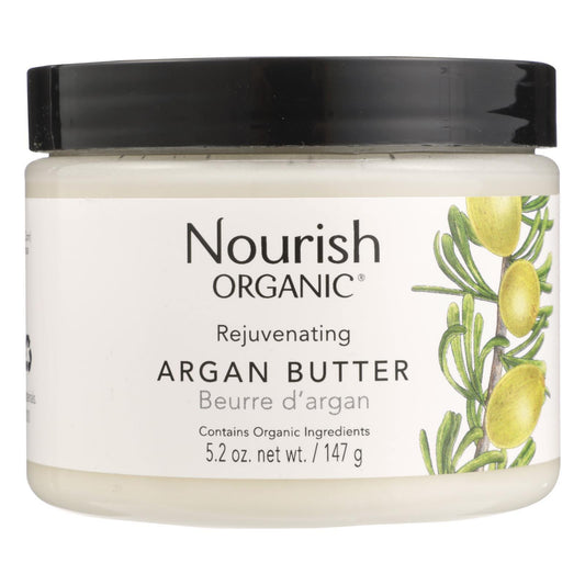 Nourish Argan Butter - Organic - Rejuvenating - 5.2 oz - 1 each