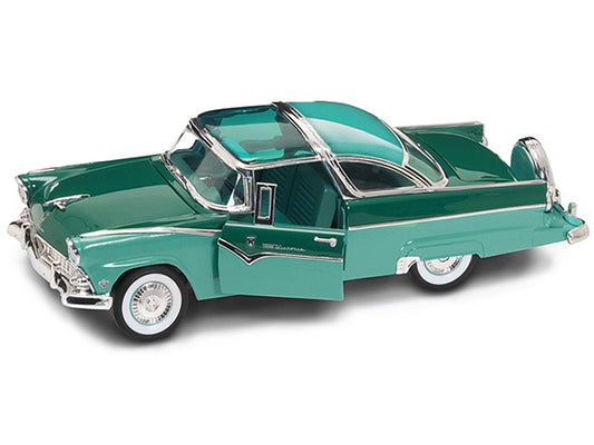 1955 Ford Fairlane Crown Victoria Green 1/18 Diecast Model Car by Road Signature