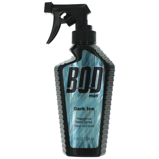 Bod Man Dark Ice by Parfums De Coeur, 8 oz Frgrance Body Spray for Men