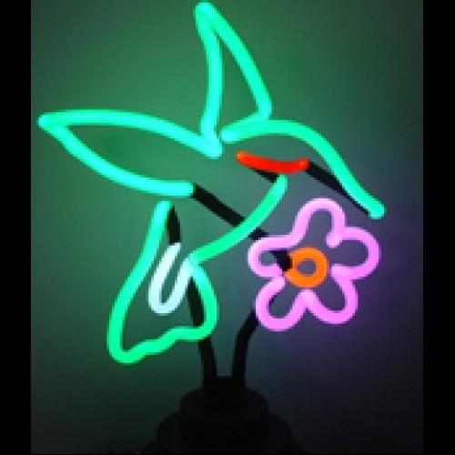 Hummingbird Neon Sculpture